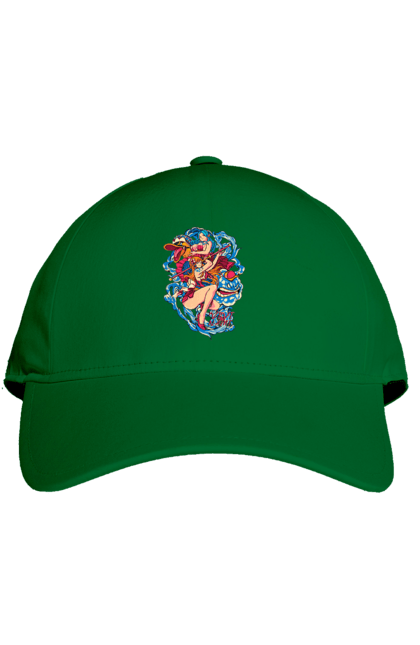 Cap with prints One Piece Nami. Anime, cat burglar, manga, nami, one piece, straw hat pirates. 2070702