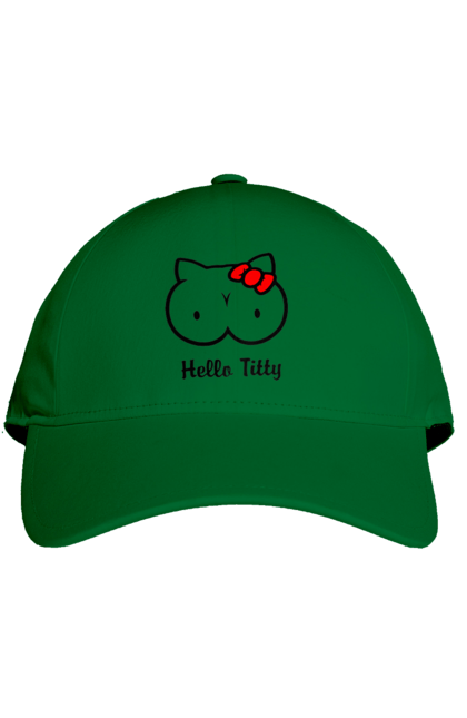 Cap with prints Hello kitty. Beauty, hello, hello kitty, kitty, matured. 2070702