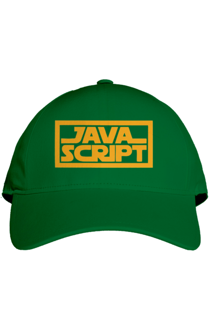 Кепка з принтом "Джава скрипт". Айті, айтішник, джава скрипт, для айтішника, для програміста, подарунок айтішнику, подарунок програмісту, програміст, розробник, ява скрипт. 2070702