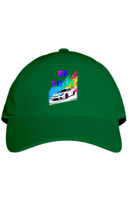 Кепка з принтом "Гонка". Автомобільний, гонка, спортивна машина, спортивний автомобіль. 2070702