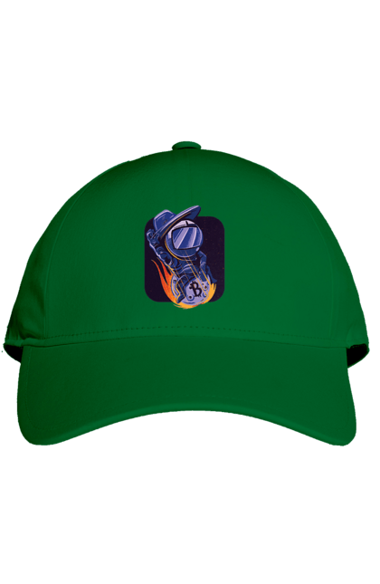 Кепка с принтом Космо биткоин. Бинарный, биткоин, биткойн, валюта, деньги, крипто, программист, хакер. 2070702