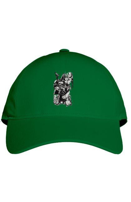 Cap with prints The Predator. Alien, cinema, film, predator, thriller. 2070702