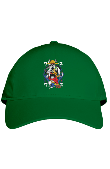 Cap with prints One Piece Luffy. Anime, luffy, manga, monkey de luffy, one piece, pirates. 2070702