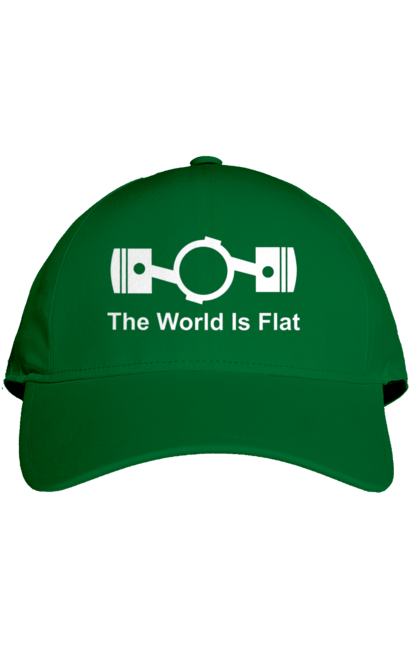 Кепка с принтом World Flat. Авто, деталь, машины. 2070702