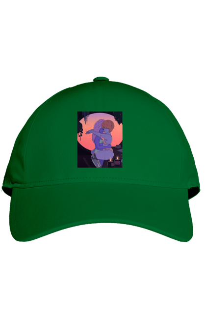 Кепка з принтом "Фіолетові Дівчата Обіймаються". Захід, обійми. 2070702