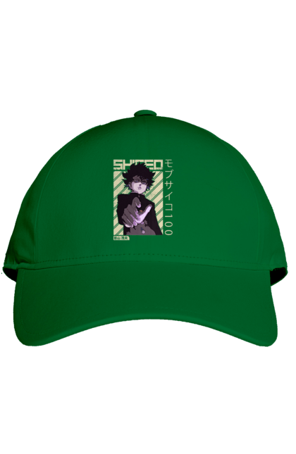 Cap with prints Mob Psycho 100. Anime, manga, mob, mob psycho 100, shigeo kageyama. 2070702