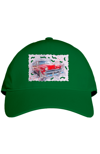 Кепка з принтом "Автомобільний газ". Gaz, автомобиль, автомобільний газ, дорога, колесо, перемога. 2070702