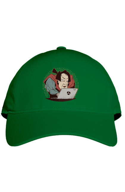 Cap with prints Ninja programmer. Aitі, angular, c, code, css, html, humor, it, it specialist, javascript, jquery, koduvati, php, proger, programmer, programmers, python, react, svelt, type programmer, vue, you. 2070702