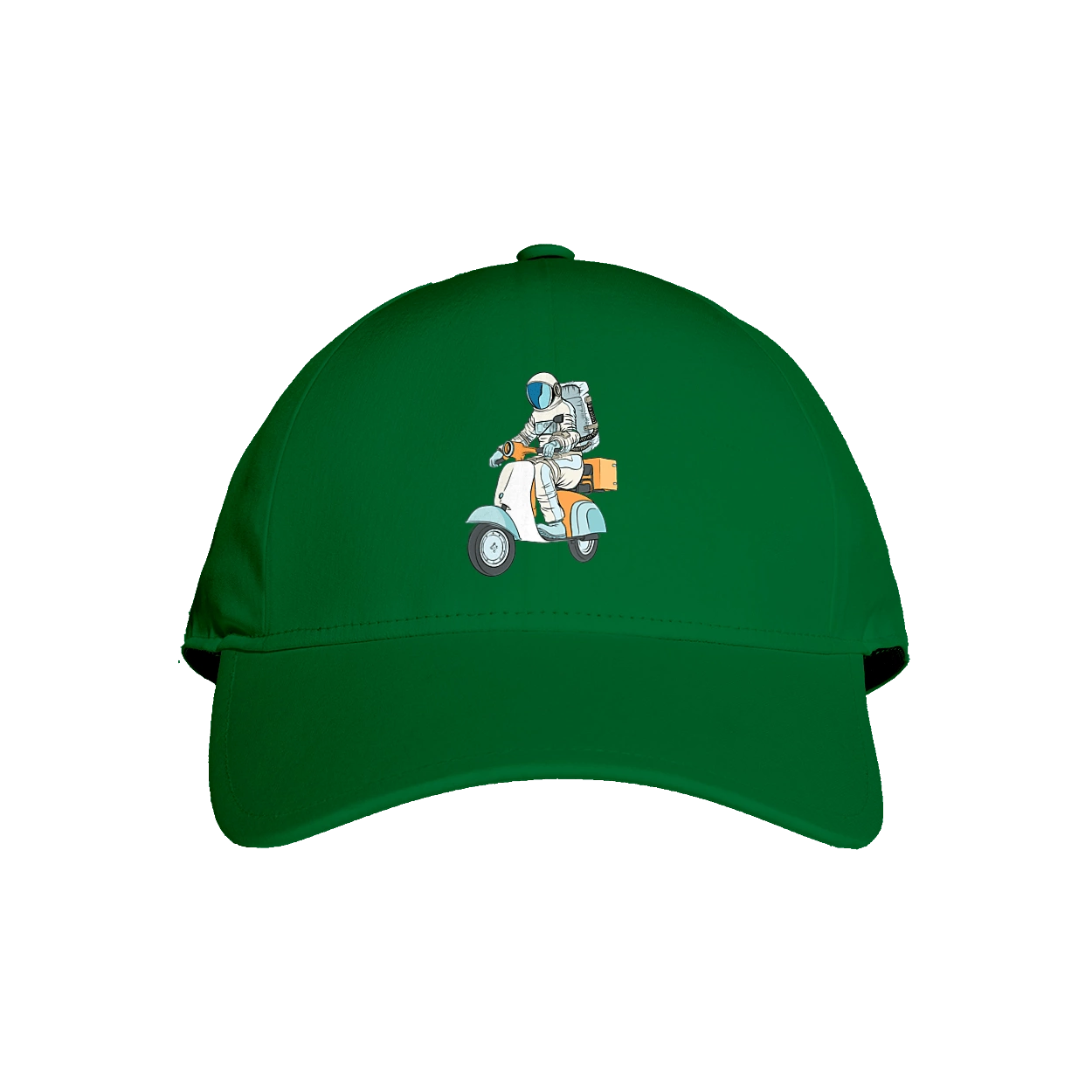 Astronaut on a motorcycle