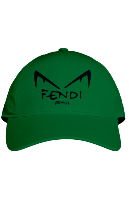 Cap with prints Fendi. Bag, brand, clothes, fashion, fashion house, fendi, italy, luxury, lvmh. 2070702