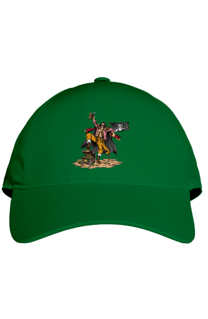 Cap with prints One Piece Gol D. Roger. Anime, gol d. roger, gold roger, manga, one piece, straw hat pirates. 2070702