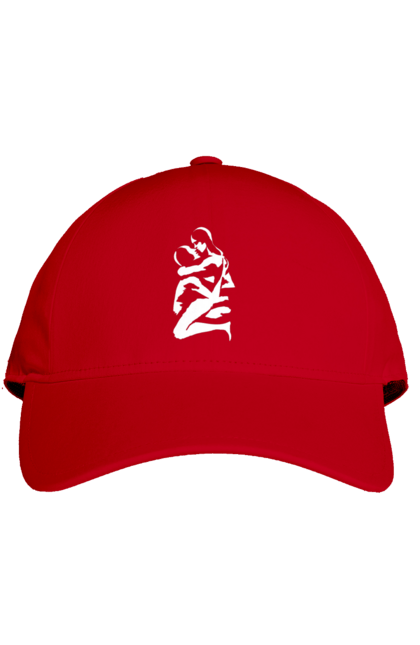 Кепка с принтом Белые Тела. Женщина, контур, мужчина, тела. 2070702