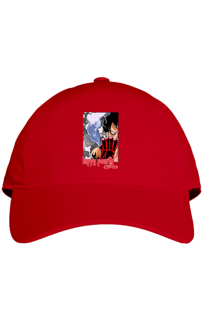 Cap with prints One Piece Luffy. Anime, luffy, manga, monkey de luffy, one piece, pirates. 2070702