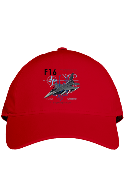Кепка з принтом "F16". F16, nasams, zuzana, гаубиця, два герби, залужний, сюзанна. 2070702