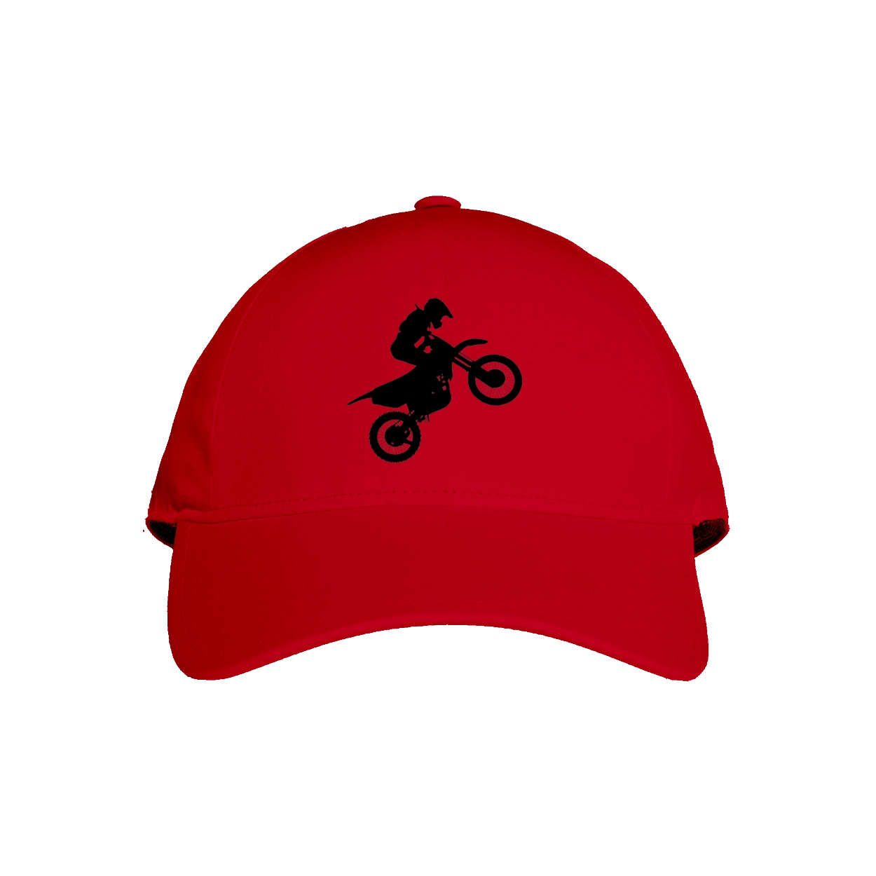 Silhouette Of A Motorcyclist