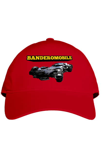 Cap with prints Truck. Bandera, batmobile, military equipment, super car, truck, зсу. 2070702