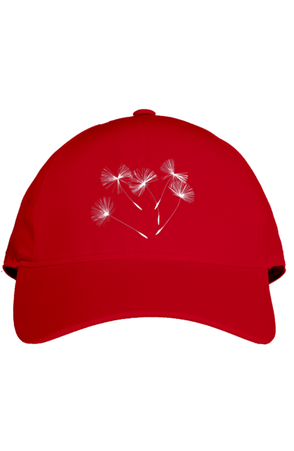 Кепка з принтом "Насіння кульбаби". Вітер, кульбаба, кульбаби, літають, літо, насіння, політ, природа, сезон. 2070702