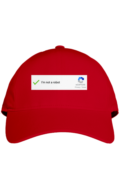Кепка з принтом "Я не робот". Angular, c, css, html, it, javascript, jquery, php, python, react, svelt, vue, айтишник, айті, гумор, код, кодувати, прогер, програміст, програмісти, ти ж, ти ж програміст, тиж програміст. 2070702