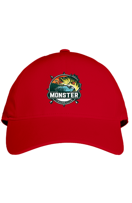 Кепка з принтом "Рибальський клуб". Відпочинок, рибак, рибальський клуб, хоббі. 2070702