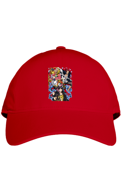 Cap with prints One Piece Luffy. Anime, luffy, manga, monkey de luffy, one piece, pirates. 2070702