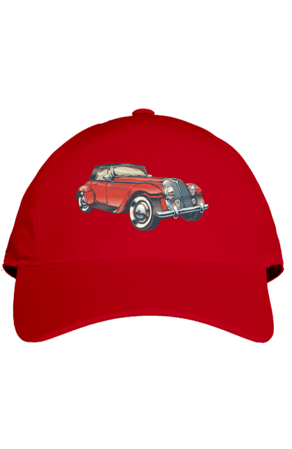 Кепка з принтом "Автомобіль Раритет". Авто, автомобіль, ретро. 2070702