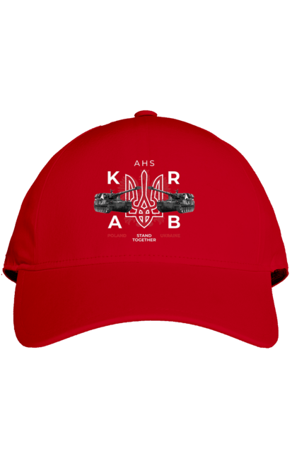 Кепка з принтом "AHS KRAB". Ahs krab, himars, krab, залужний, зброя. 2070702