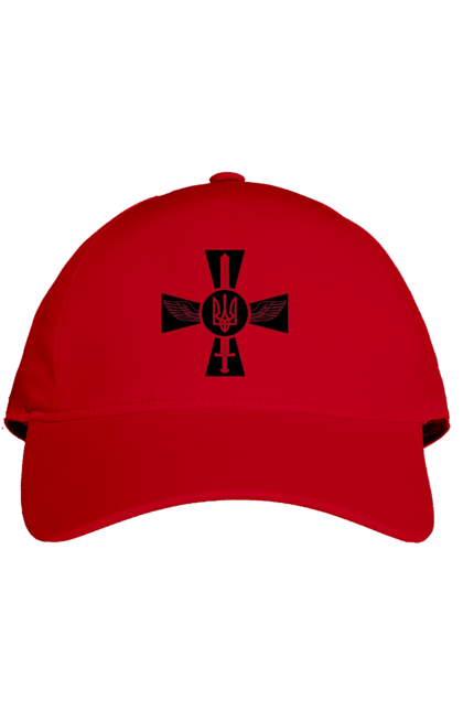 Кепка з принтом "Україна герб". Герб, крила, меч, україна. 2070702