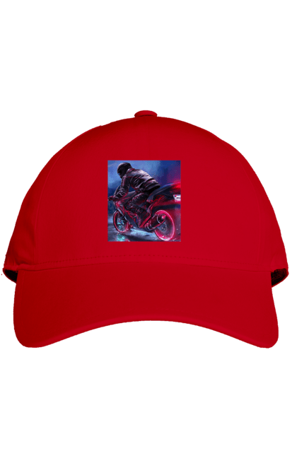 Кепка з принтом "Мотоцикл". Motolove, мотолов, мотоцикл, опві, україна. 2070702