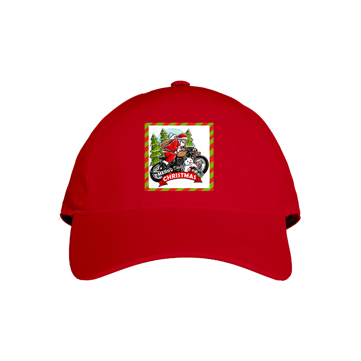 Santa on a motorcycle