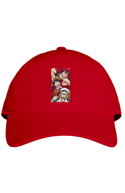 Cap with prints One Piece Luffy. Anime, luffy, manga, monkey de luffy, one piece, pirates. 2070702