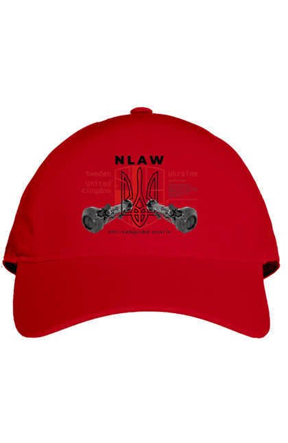 Кепка з принтом "NLAW". Caesar, himars, nlaw, patriot, weapon, zaluzhny. 2070702