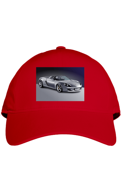 Кепка с принтом Авто.2. Auto, color image, compartment, photo, sports car. 2070702