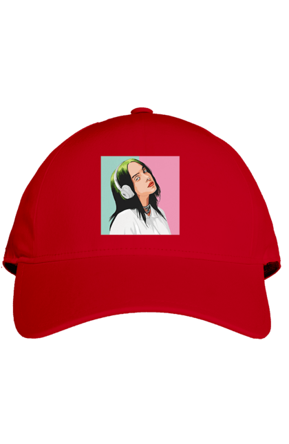 Кепка з принтом "Billie Eilish". Активістка, біллі айліш, мизукант, права, співачка, тварини. 2070702