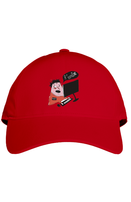 Кепка з принтом "Я в порядку". Angular, c, css, html, it, javascript, jquery, php, python, react, svelt, vue, айтишник, айті, гумор, код, кодувати, прогер, програміст, програмісти, ти ж, ти ж програміст, тиж програміст. 2070702