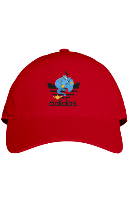 Кепка з принтом "Adidas Джин". Adidas, aladdin, genie, адідас, аладдін, джин, джині, мультфільм, персонаж. 2070702