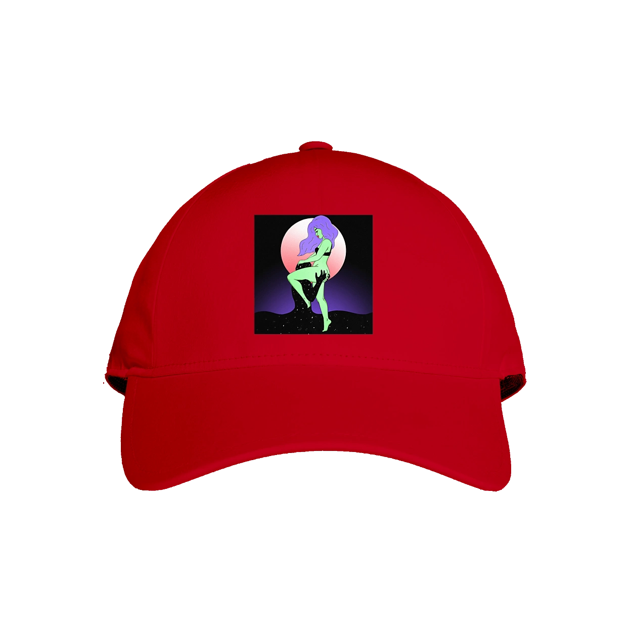 Green Girl And The Moon