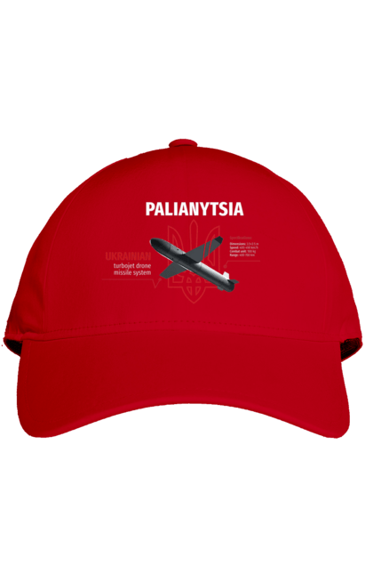 Кепка з принтом "Паляниця". Герб, дрон, зброя, паляниця, ракета. 2070702
