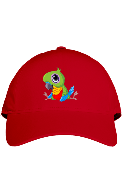 Кепка з принтом "Папужка". Мило, папуга. 2070702