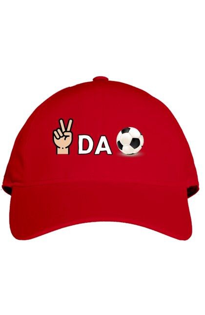 Кепка з принтом "Ребус піс да бол". Гумор, мем, писдабол, прикольна, ребус, смішна. 2070702