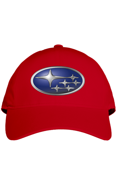 Кепка з принтом "Subaru". Авто, логотип, субару. 2070702