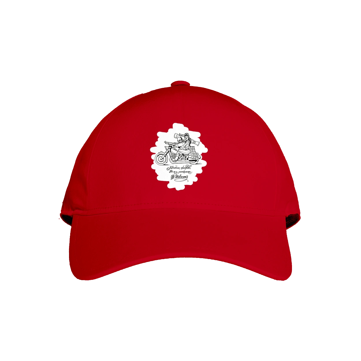 Shevchenko on a motorcycle