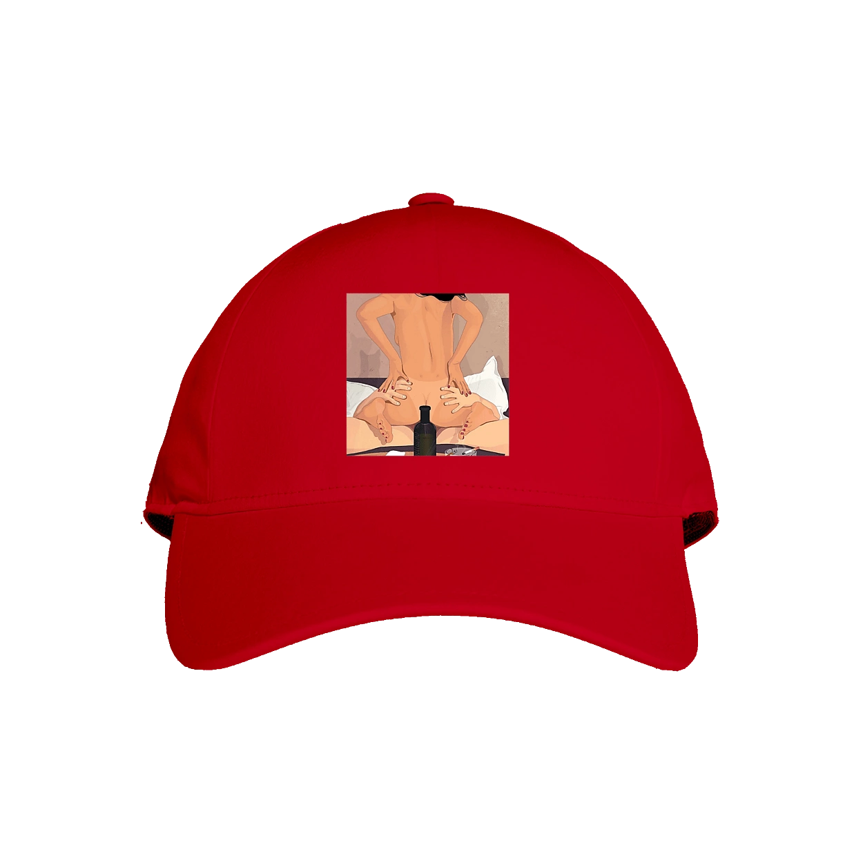 Гола Дівчина, Пляшка І Сигарети