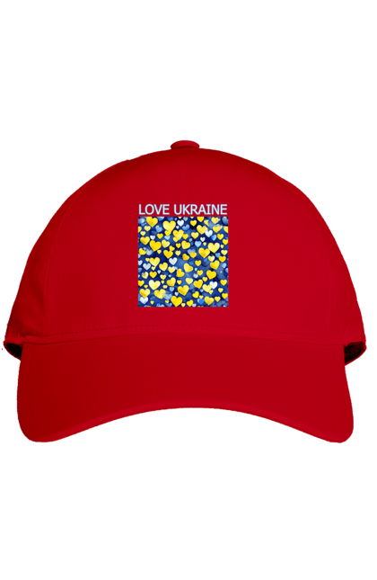 Кепка з принтом "Люблю Україну". Люблю україну, любов, серце, символи україни, україна, українська символіка. 2070702