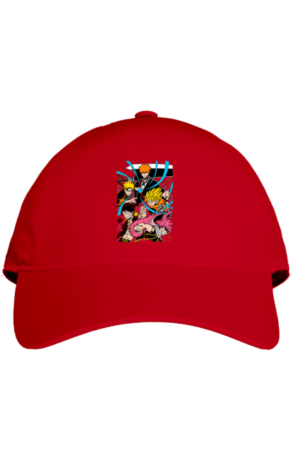 Cap with prints Anime. Anime, fandom, light novel, manga. 2070702