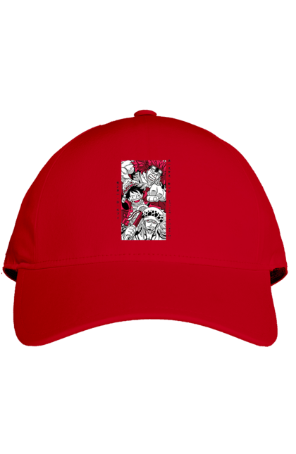 Cap with prints One Piece Luffy. Anime, luffy, manga, monkey de luffy, one piece, pirates. 2070702