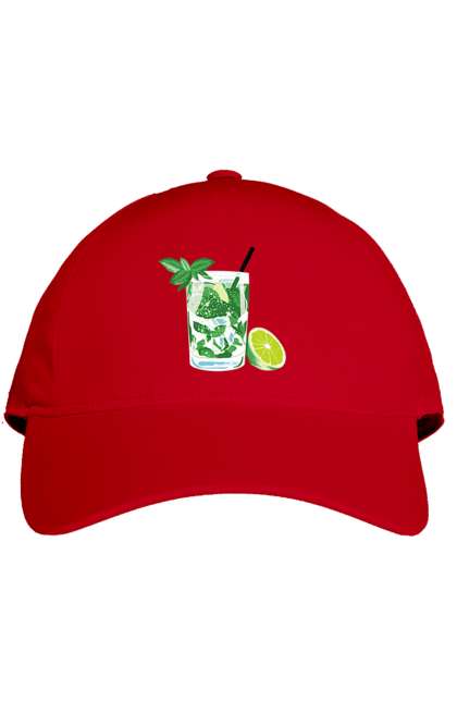 Кепка з принтом "Напій Мохіто І Лимон". Лимон, мохіто, напій. 2070702