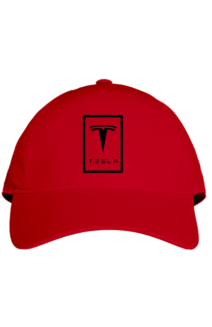 Кепка з принтом "Тесла". Tesla, илон маск, тесла. futbolka.stylus.ua