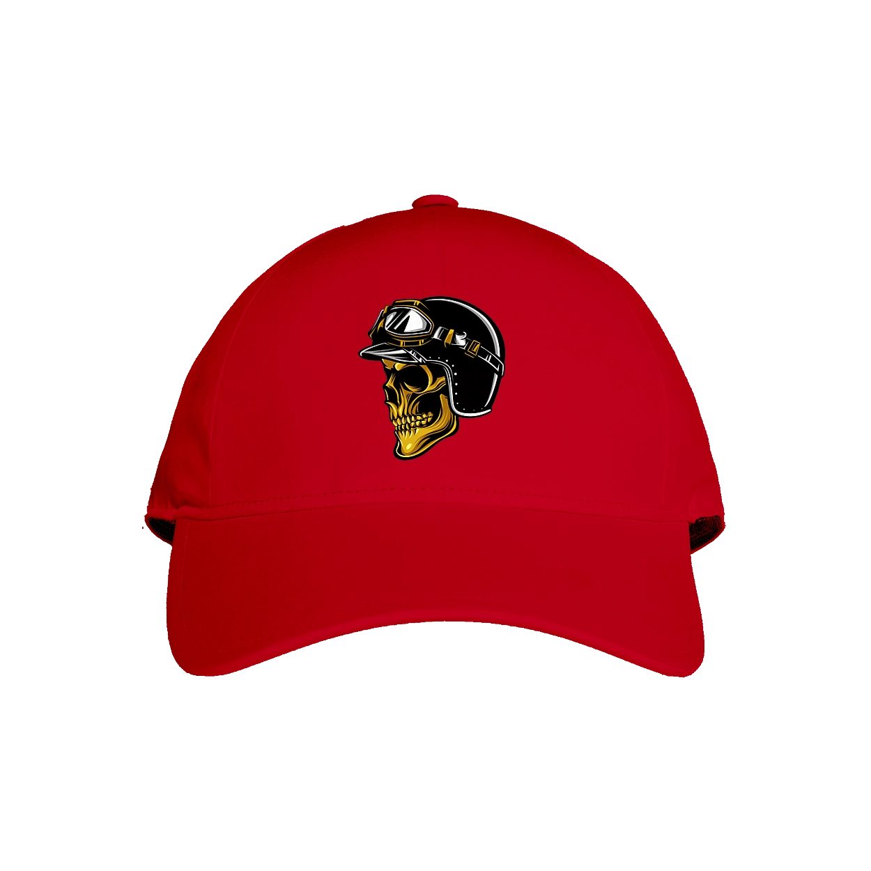 Череп в мотошоломі