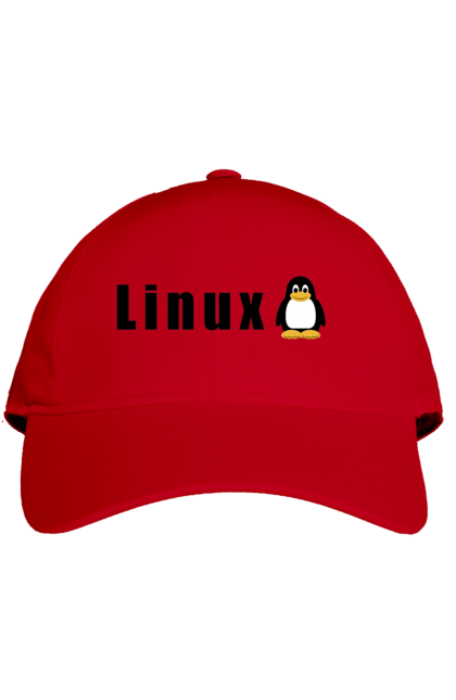 Кепка з принтом "Linux". Linux, адміністратор, айті, айтішник, безкоштовна, безкоштовно, вільна, доступність, комерційна, незалежність, операційна система, ос, пінгвін, програміст, програмне забезпечення, свобода, сервер, сисадмін, система, системний адміністратор, софт, текст, чорний. 2070702