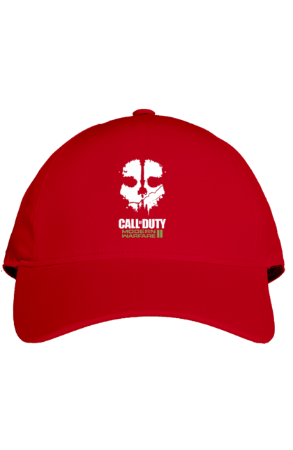 Кепка з принтом "Call of Duty Modern Warfare II". Call of duty, modern warfare, playstation, бої, бойовик, відеогра, гра, пригоди, спецоперації. ART принт на футболках